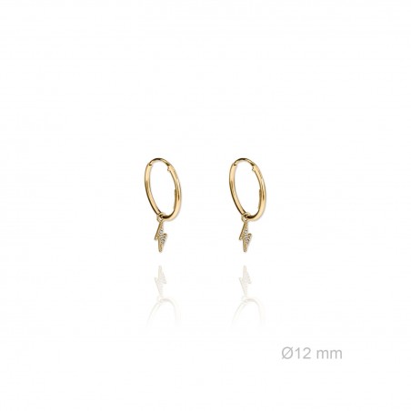 Silver Earrings with Cubir Zirconium 