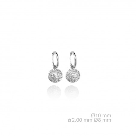Silver Earrings with Cubir Zirconium 