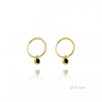 Silver Earrings with Cubir...