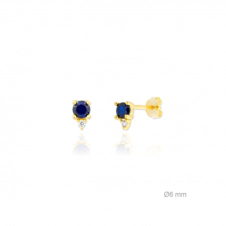 Silver Earrings with Cubir Zirconium