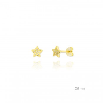 Silver Earrings with Cubir...