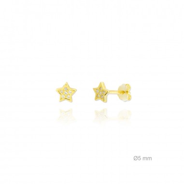 Brincos de Prata Esterlina e Zircônia