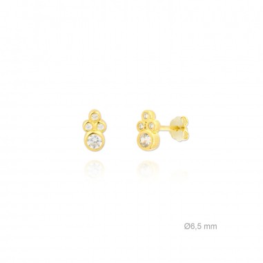 Silver Earrings with Cubir Zirconium