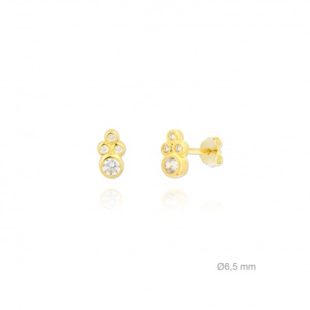 Silver Earrings with Cubir Zirconium