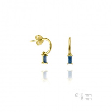 Silver Earrings with Cubir Zirconium