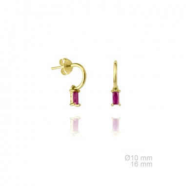 Silver Earrings with Cubir Zirconium