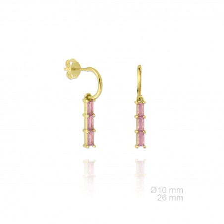 Silver Earrings with Cubir Zirconium