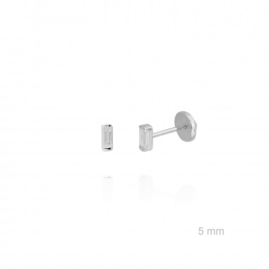 Silver Earrings with Cubir Zirconium