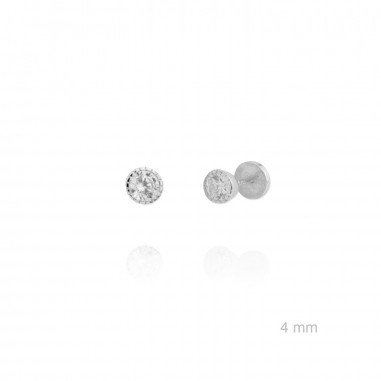 Silver Earrings with Cubir Zirconium