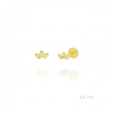 Silver Earrings with Cubir Zirconium