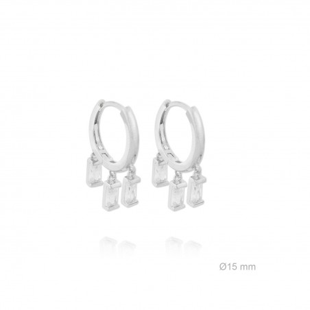 Boucles d'oreilles en Argent