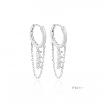 Boucles d'oreilles en Argent