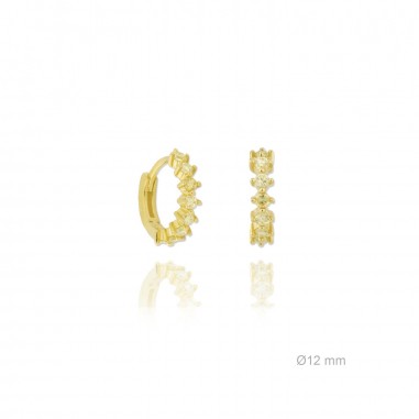 Silver Earrings with Cubir Zirconium