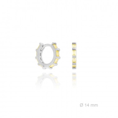 Silver Earrings with Cubir Zirconium