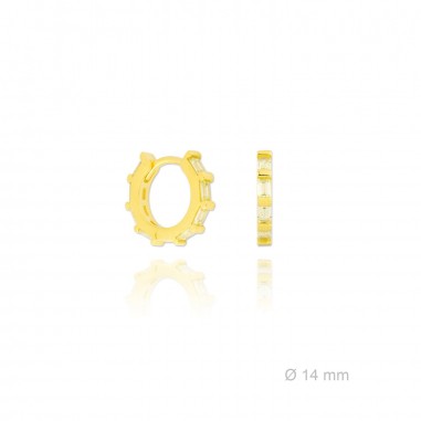 Silver Earrings with Cubir Zirconium