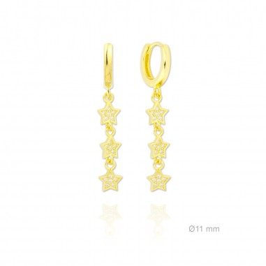 Silver Earrings with Cubir Zirconium