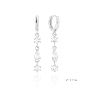 Boucles d'oreilles en Argent