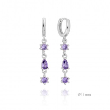 Boucles d'oreilles en Argent