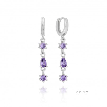 Boucles d'oreilles en Argent