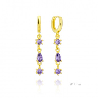 Boucles d'oreilles en Argent