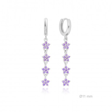 Boucles d'oreilles en Argent