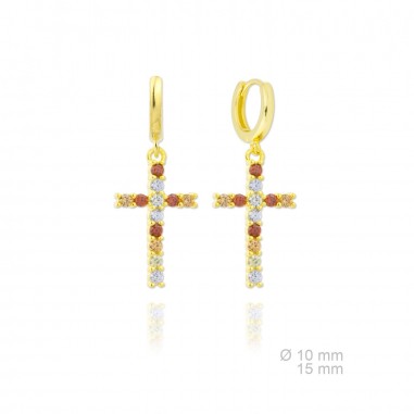 Silver Earrings with Cubir Zirconium