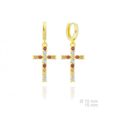 Silver Earrings with Cubir Zirconium