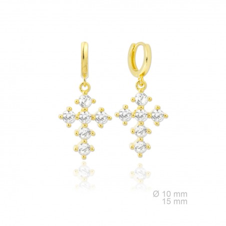 Silver Earrings with Cubir Zirconium