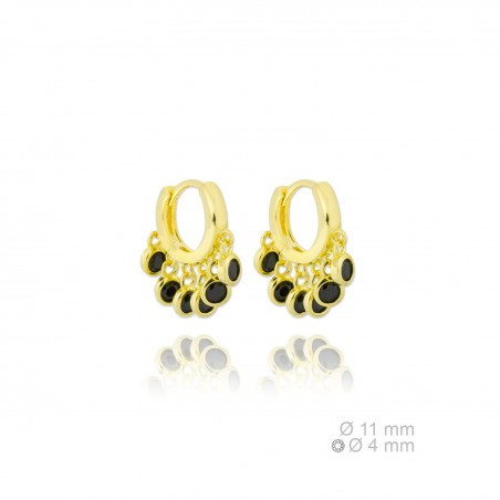 Silver Earrings with Cubir Zirconium