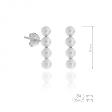 Boucles d'oreilles en Argent