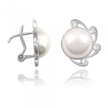 Earrings Pearl/Gem