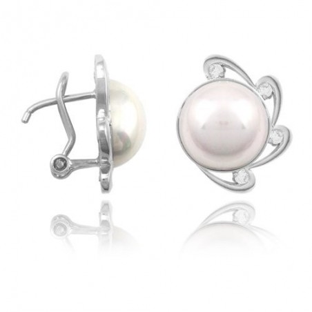 Earrings Pearl/Gem