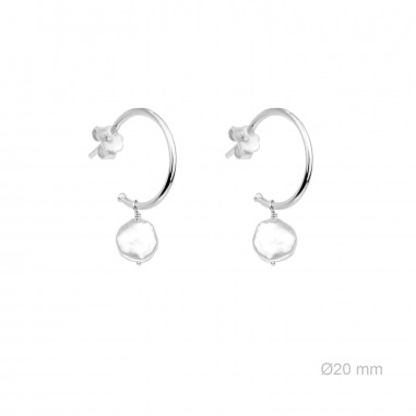 Aros Pres. 20mmØ Perla Nat. Redonda