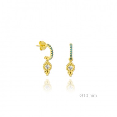 Boucles d'oreilles en Argent