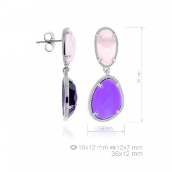 Earrings Pearl/Gem
