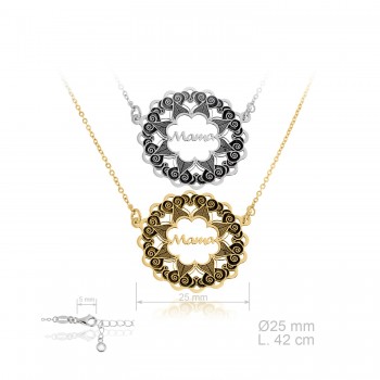 Gargantilla Redonda Calada...