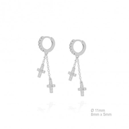 Boucles d'oreilles Zircons