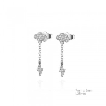 Boucles d'oreilles Zircons