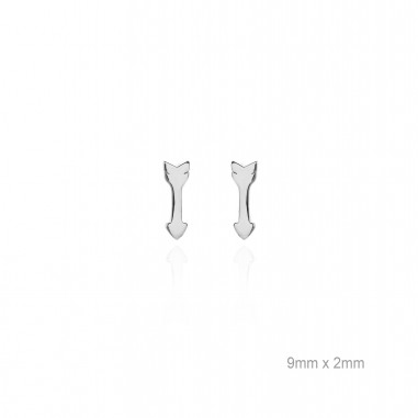 Boucles d'oreilles Argent lisse