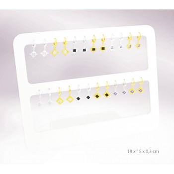 Display - 12 pairs of earrings