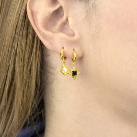 Silver Earrings with Cubir Zirconium