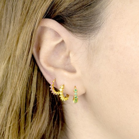 Silver Earrings with Cubir Zirconium