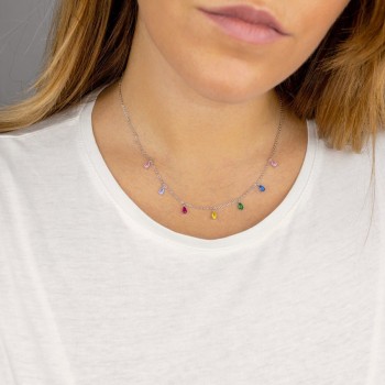 Silver Necklaces with Cubic... 2