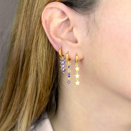 Silver Earrings with Cubir Zirconium