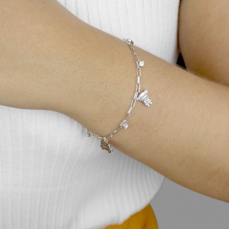 Pulseira de Prata Esterlina