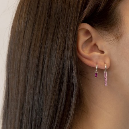 Silver Earrings with Cubir Zirconium
