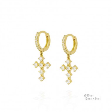 Boucles d'oreilles Zircons