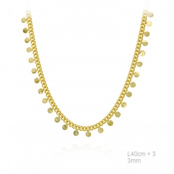 Sautoirs Argent lisse