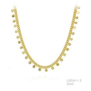 Sautoirs Argent lisse