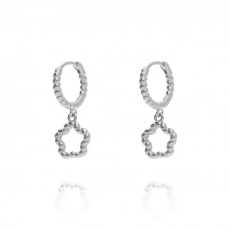 Boucles d'oreilles Argent lisse